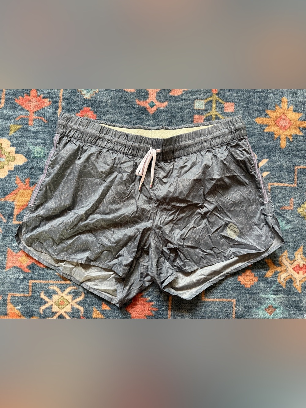STIO Women’s Gray Active Shorts with Drawstring